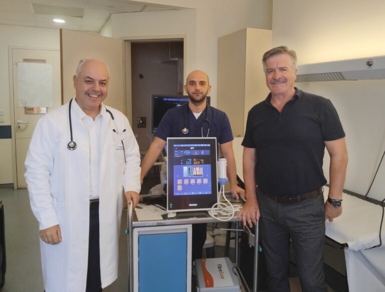 Installation of FibroScan® 530 Compact at General Oncology Hospital of Kifissia “Agioi Anargyroi.”